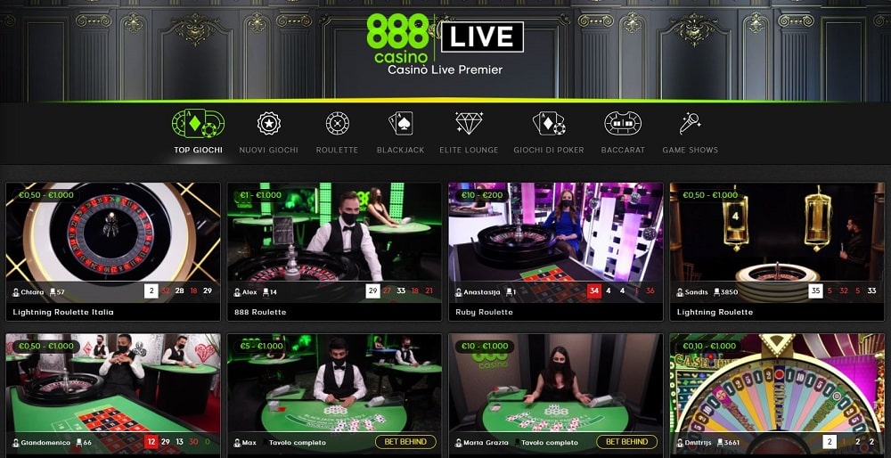 Live casino online